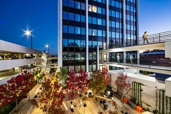 Outdoor dance hall